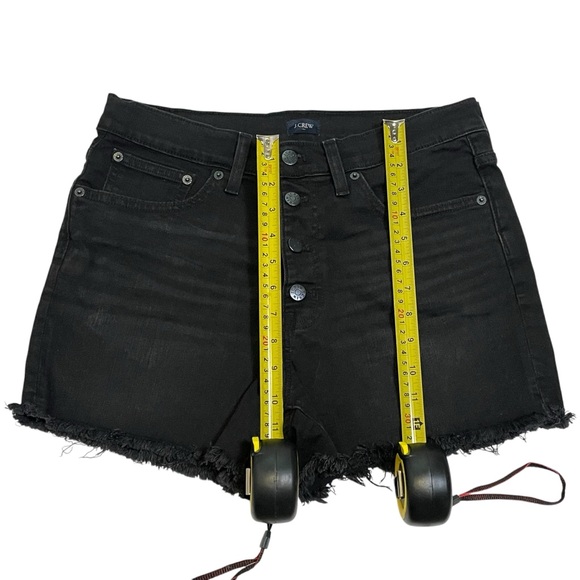 J. Crew Factory Women's High Rise Jeans Shorts in Black Size 28 NWOT - Picture 10 of 11